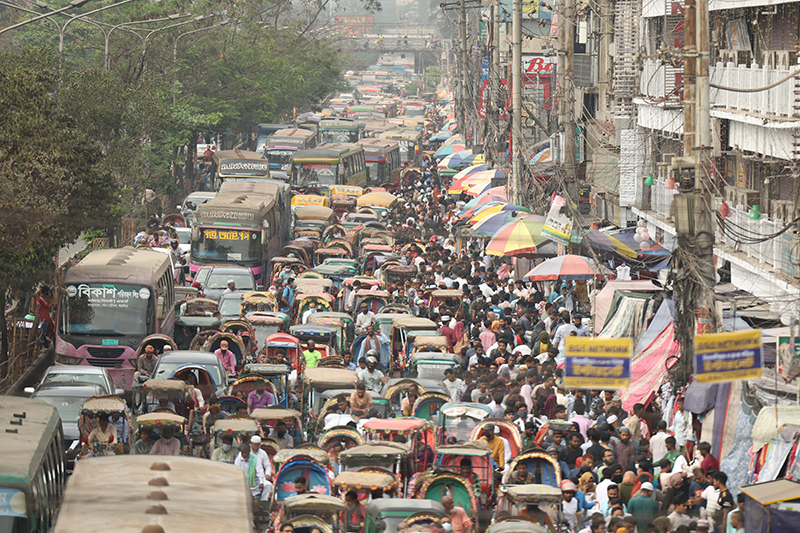 Eid shopping at New Market as crowds grow