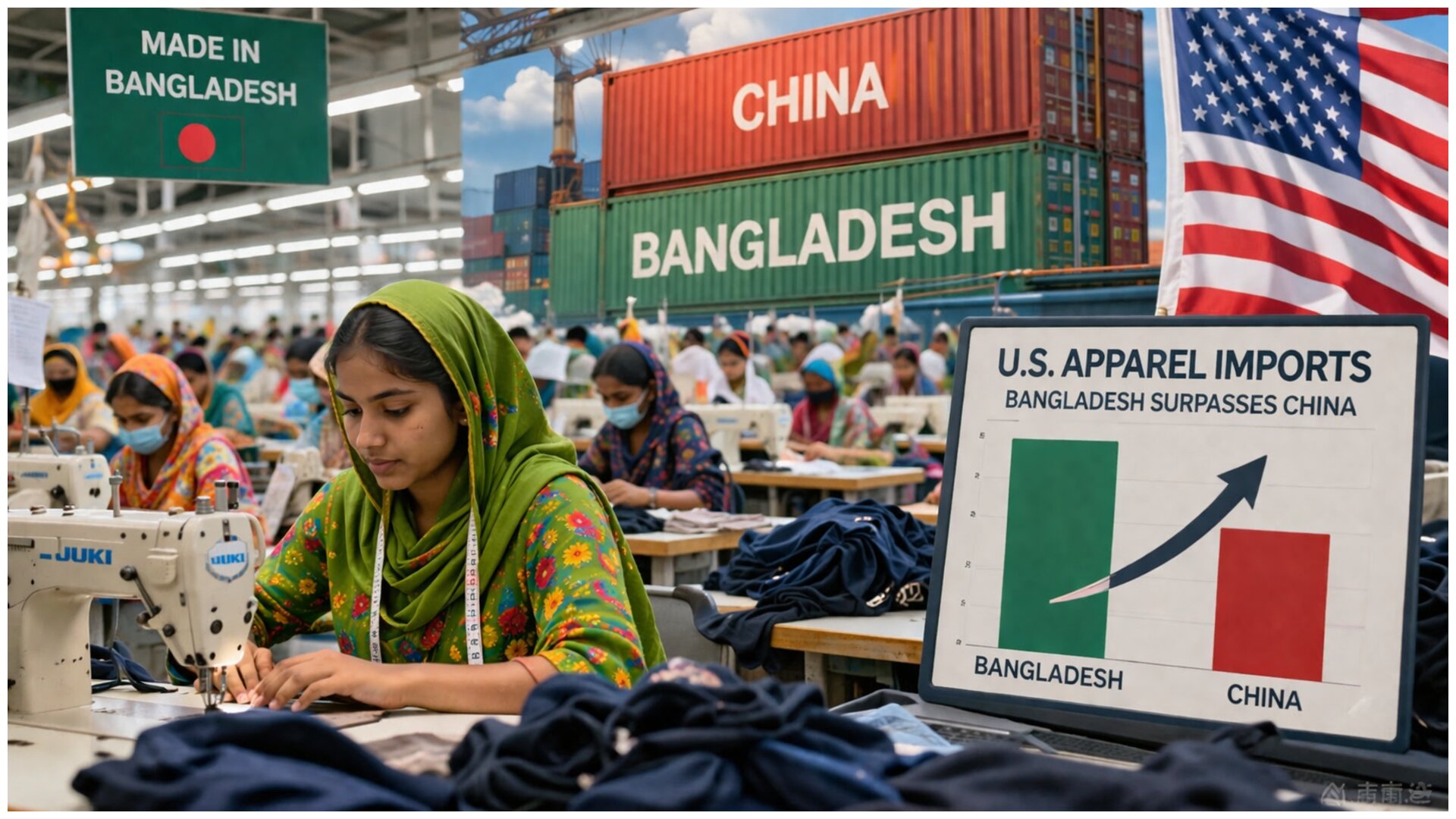 Bangladesh weaves past China in US apparel market amid shifting global ...